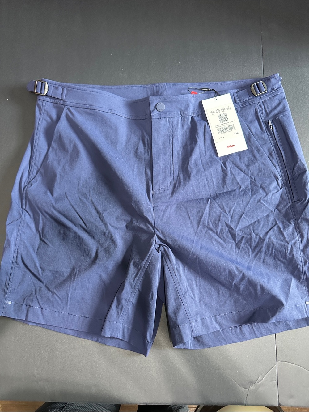 Navy Wilson Blue the Vermont  Shorts with Adjustable Waist
